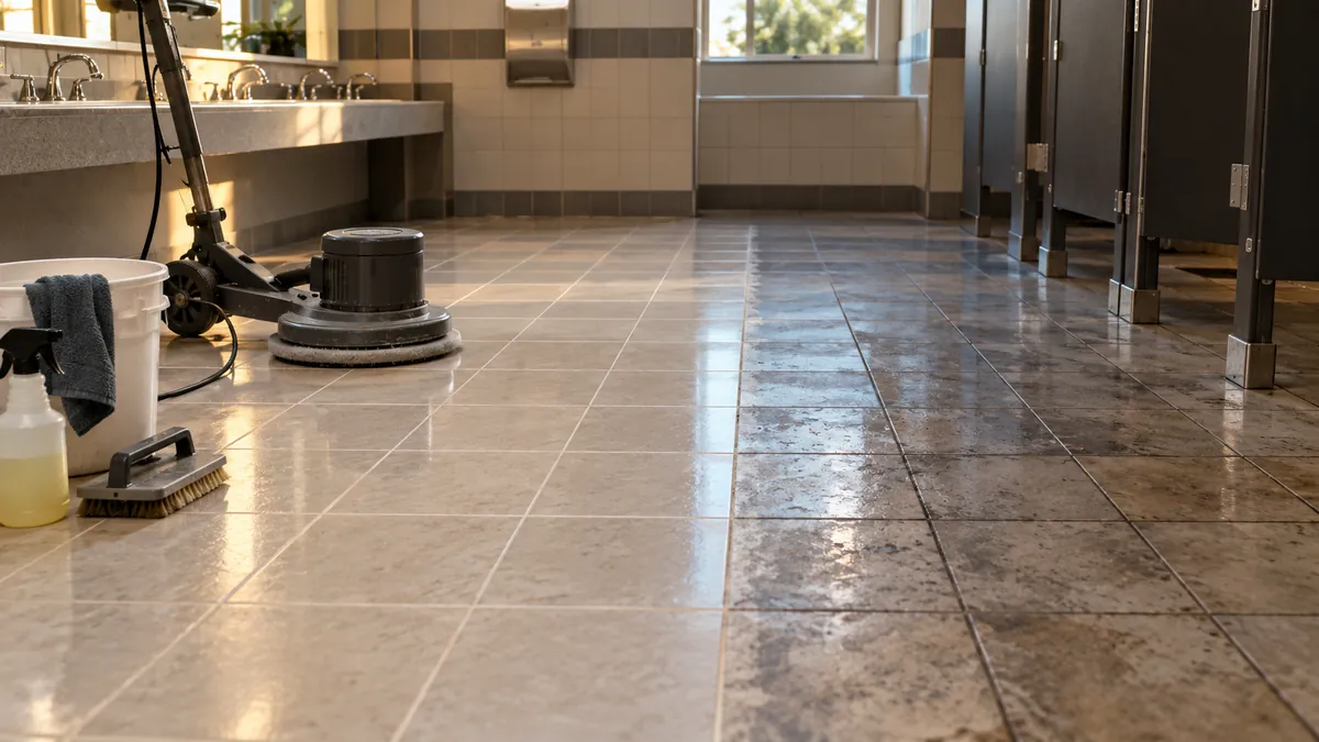 Tile and Grout Restoration by Cleaner Living Services
